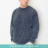 (TP1763) Spider Web Indigo Tee