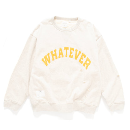 (SW469) Embroidery Patch Destroyed Sweater