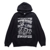 (ZW557) Skating Dog Graphic Hoodie