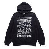 (ZW557) Skating Dog Graphic Hoodie