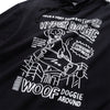 (ZW557) Skating Dog Graphic Hoodie