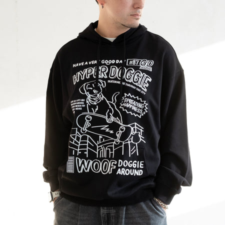 (ZW547) Message Color Hoodie