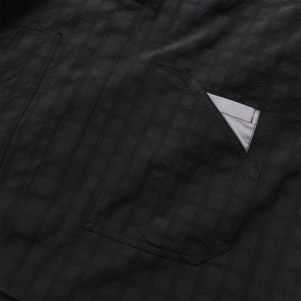 (ST444) 2 Ways Cool Touch Seersucker Shirt