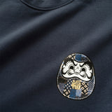 (ZW565) 好運達摩圖案繡花衛衣