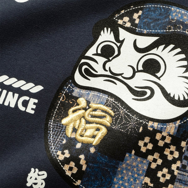 (ZW565) 好運達摩圖案繡花衛衣