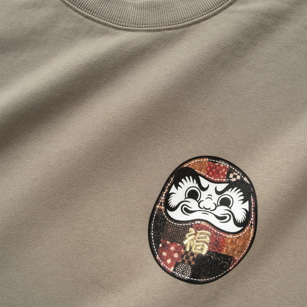 (ZW565) 好運達摩圖案繡花衛衣