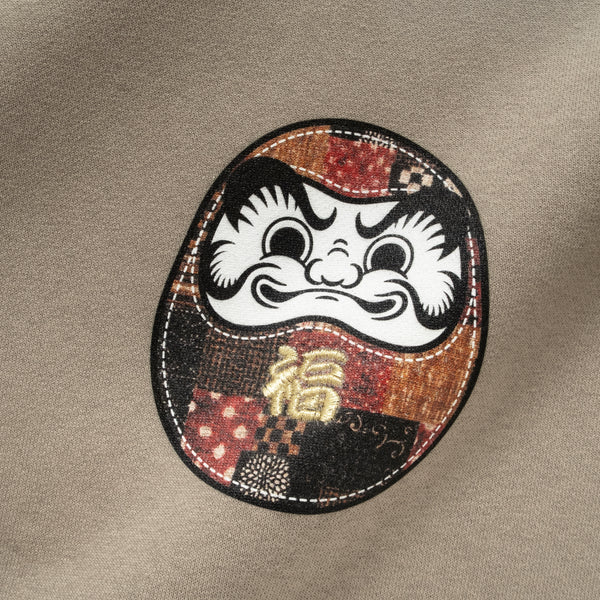 (ZW565) 好運達摩圖案繡花衛衣