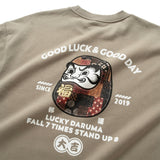 (ZW565) 好運達摩圖案繡花衛衣