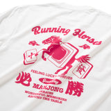 (ZT1843) Running Horses 圖案長袖 Tee