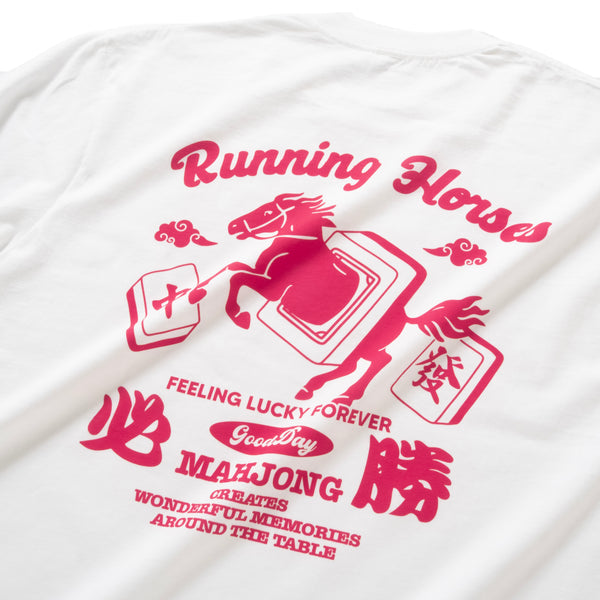 (ZT1843) Running Horses 圖案長袖 Tee