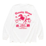 (ZT1843) Running Horses 圖案長袖 Tee