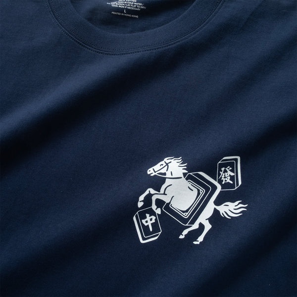 (ZT1843) Running Horses 圖案長袖 Tee