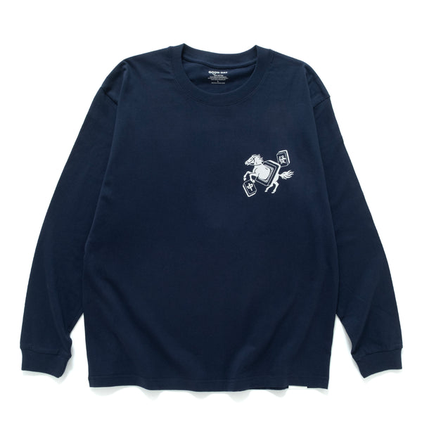 (ZT1843) Running Horses 圖案長袖 Tee