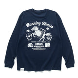 (ZT1843) Running Horses 圖案長袖 Tee