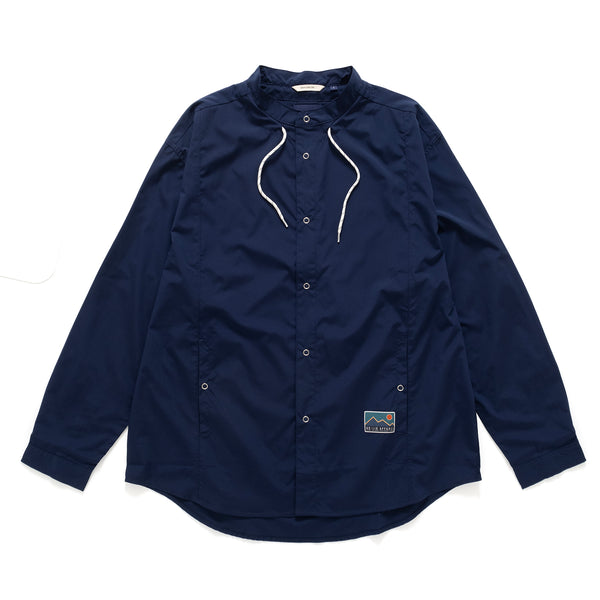 (ST325) Outdoor Drawstrings Collarless Shirt