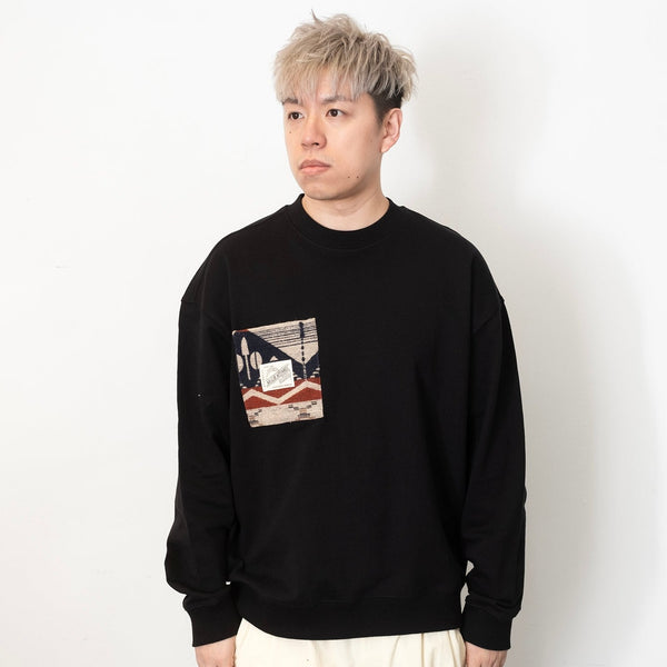 (ZW431) Tribal Pocket Sweater