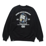 (ZW565) 好運達摩圖案繡花衛衣