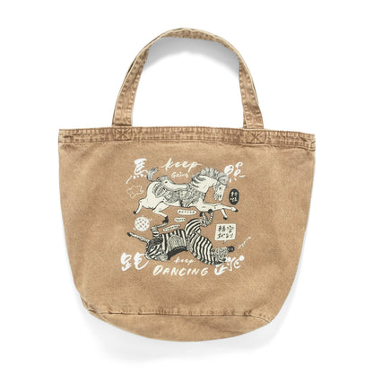 (EX681) Keep Going Washed Tote Bag