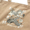 (EX681) Keep Going Washed Tote Bag