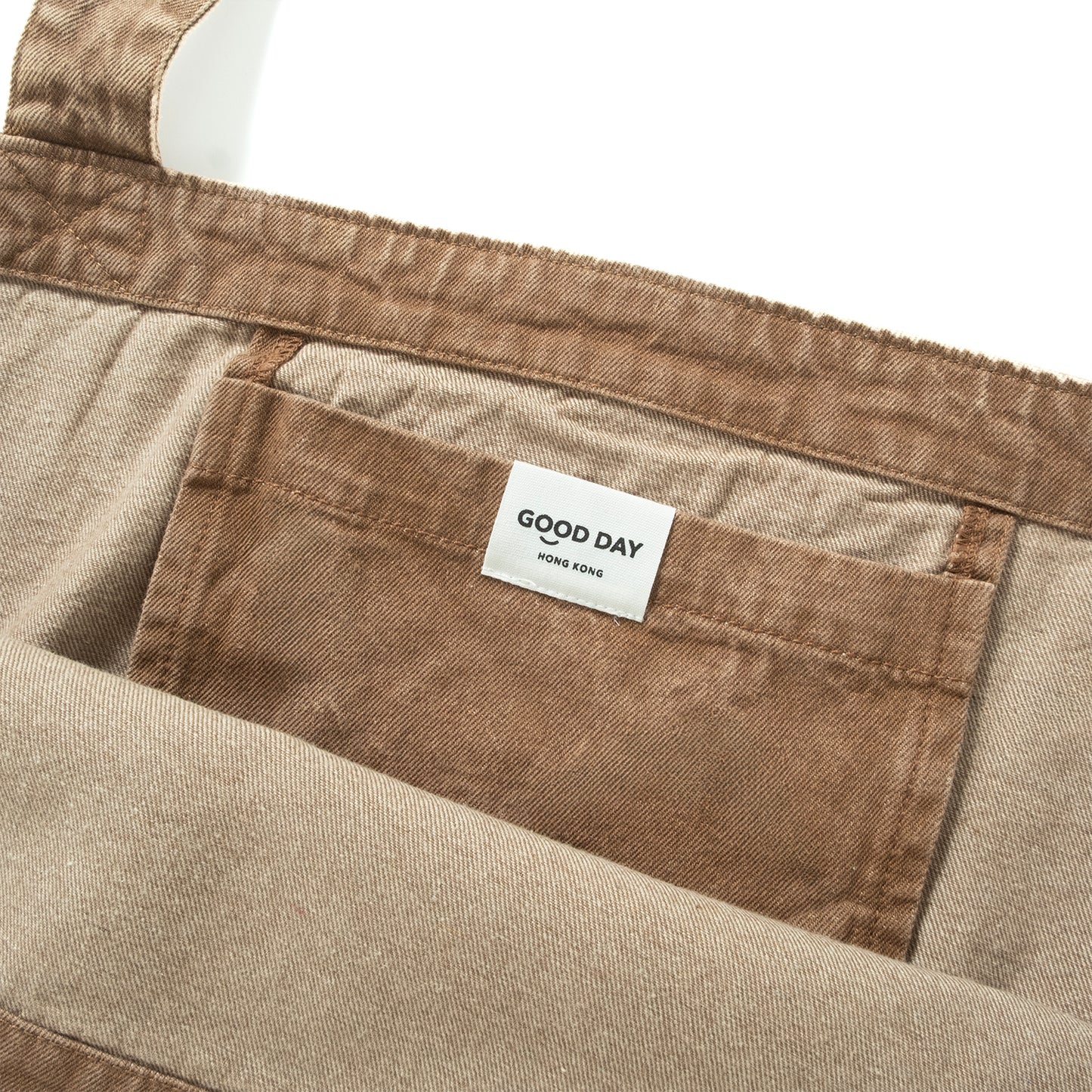(EX681) Keep Going Washed Tote Bag