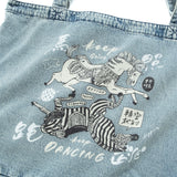 (EX681) Keep Going Washed Tote Bag