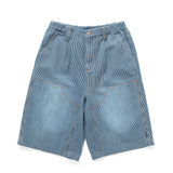 (SP434) Denim Stripes Shorts