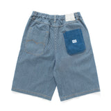 (SP434) Denim Stripes Shorts