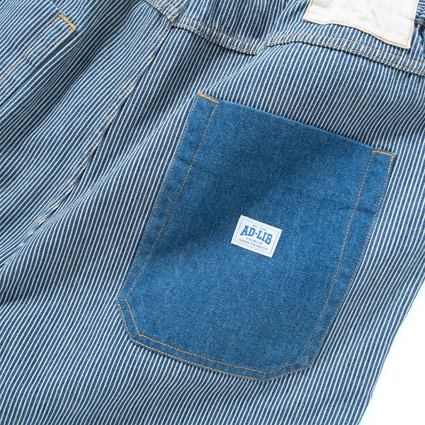 (SP434) Denim Stripes Shorts