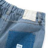 (SP434) Denim Stripes Shorts