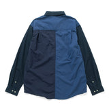 (ST505) Tech Patchwork Shirt