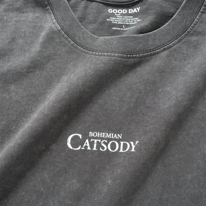 (ZT1850) Bohemian Catsody 圖案 Tee
