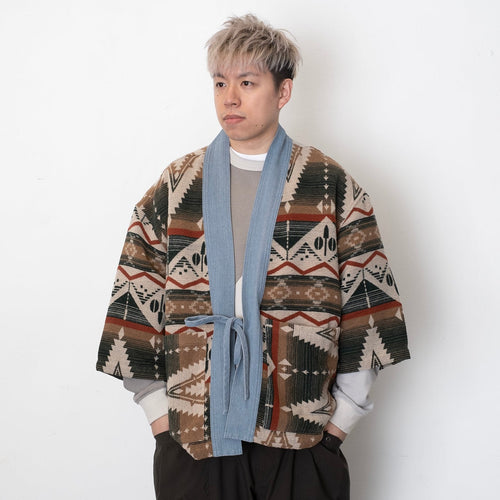 (YJ342) Tribal Pattern Kimono