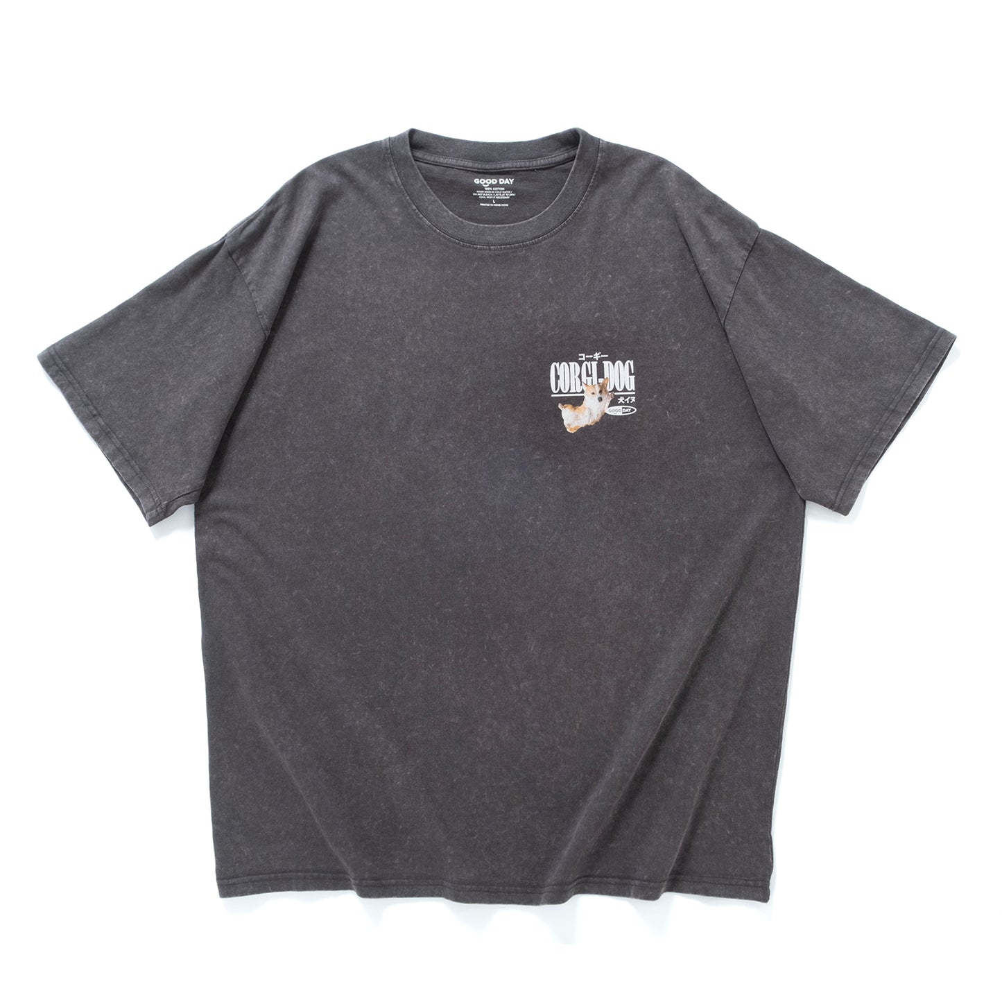 (ZT1855) Swimming Corgi 圖案 Tee