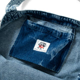 (EX689) Logo Face Washed Tote Bag