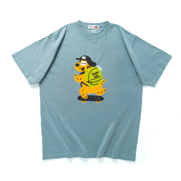 (EX684) Skater Dog 圖案 Tee