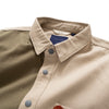 (YS351) Tribal Pocket Switch Color Shirt