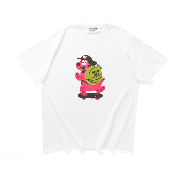 (EX684) Skater Dog 圖案 Tee