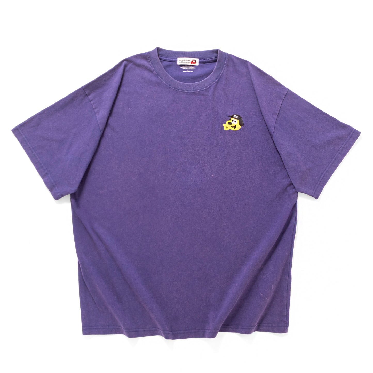 (EX683) Embroidery Washed Tee