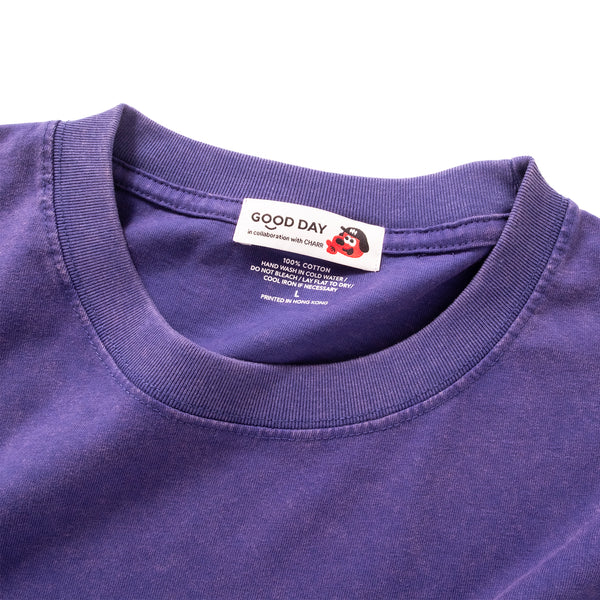 (EX683) Embroidery Washed Tee