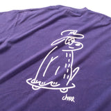 (EX683) Embroidery Washed Tee