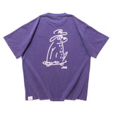 (EX683) Embroidery Washed Tee