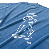 (EX683) Embroidery Washed Tee