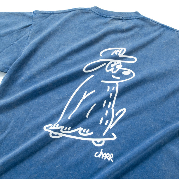 (EX683) Embroidery Washed Tee