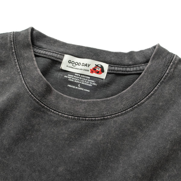 (EX683) Embroidery Washed Tee