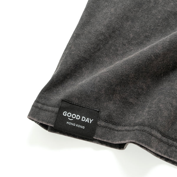 (EX683) Embroidery Washed Tee