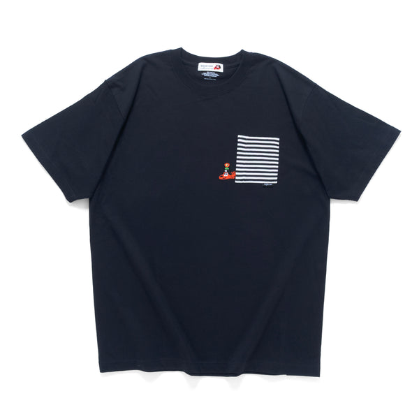 (EX685) Embroidery Pocket Tee