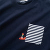(EX685) Embroidery Pocket Tee