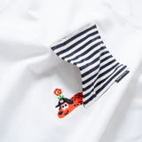 (EX685) Embroidery Pocket Tee