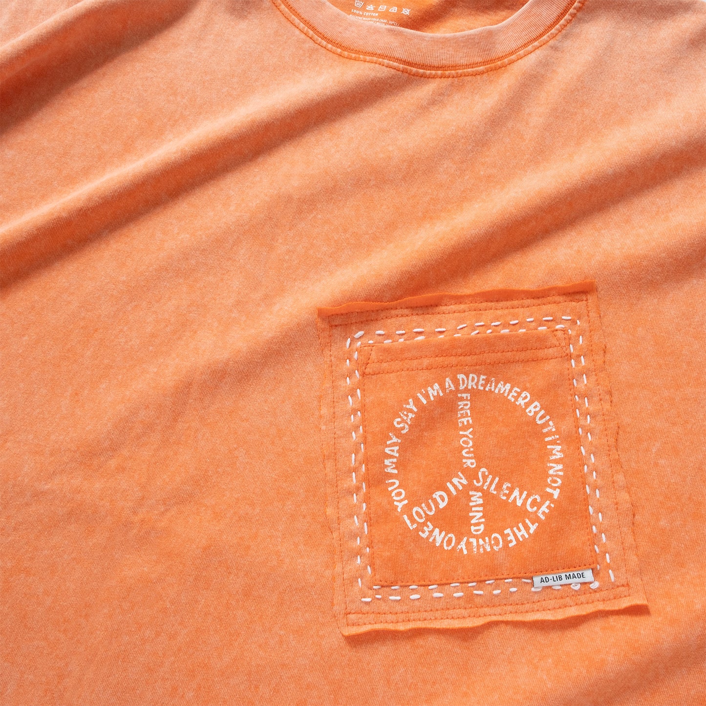 (ZT1808) Loud in Silence 口袋 Tee