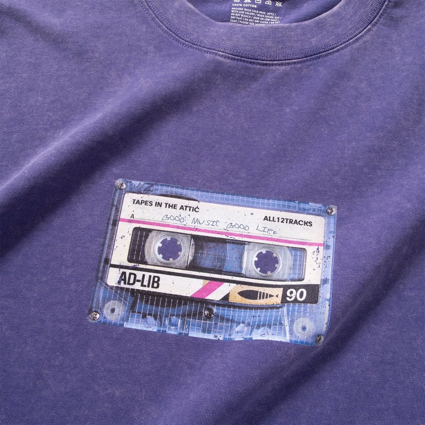 (ZT1839) Cassette 照片印花 Tee